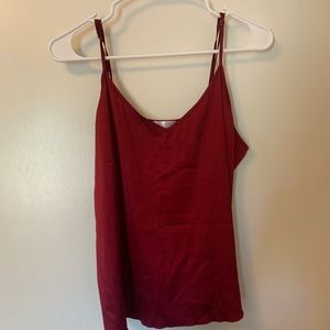 Wine Red Tank Top